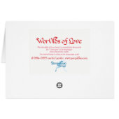 Mondes de carte d'amour (Dos Horizontal)