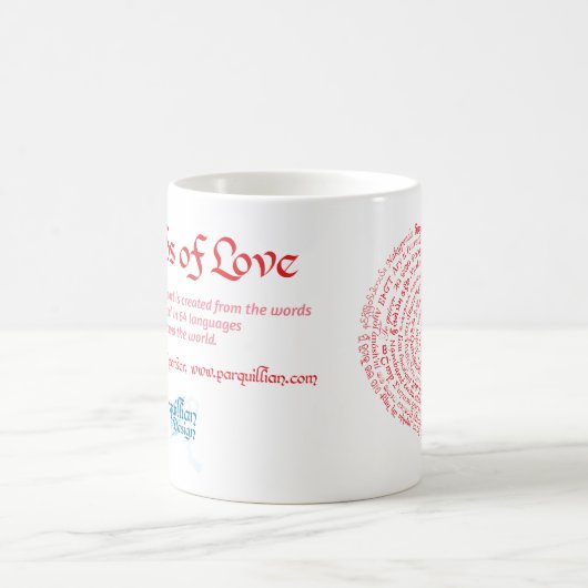 Mondes de l'amour Mug (Centre)