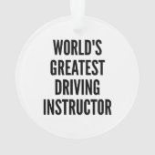 Mondes meilleur instructeur de conduite (dos)