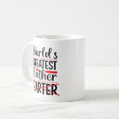 Mondes Meilleur Père Mug Cadeau Pour Papa (Devant gauche)