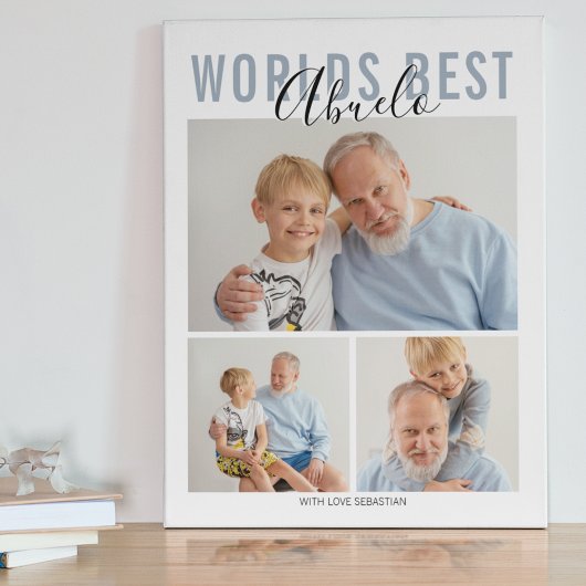 Mondes modernes Best Abuelo 3 Plaque photo