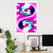 Mondes parallèles affiche (Bureau à domicile)