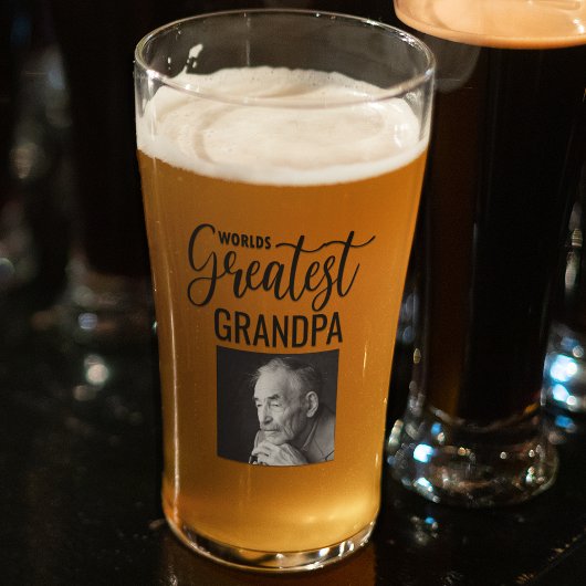 Mondes plus grand verre grand-père