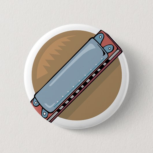 mondharmonica ronde button 5,7 cm (Voorkant)