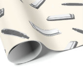 Mondharmonica Speler Cadeaupapier (Rol Hoek)