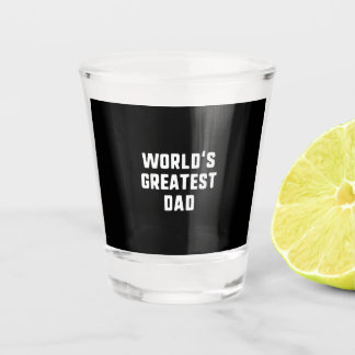 Mondiaal Beste Papa Grappige Familie Shot Glas