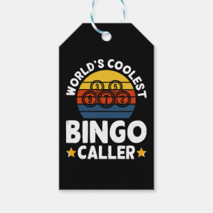 Mondiaal Koelste Bingo Caller Cadeaulabel