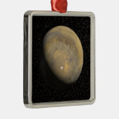 Mondiaal uitzicht van Mars Metalen Ornament (Rechts)