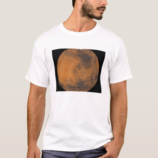 Mondiaal Uitzicht van Mars T-shirt (Voorkant)