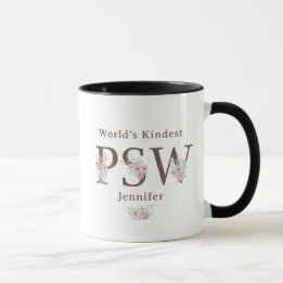 Mondiaal vriendelijkste PSW bloemige Kerstmis Mok