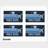 Mondial Travel stickers (Feuille)