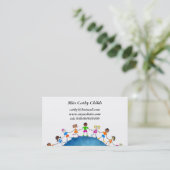 Mondiale Kinderen, Visitekaartje (Staand voorkant)