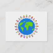 Mondiale Kinderen, Visitekaartje (Achterkant)