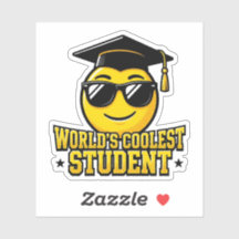 Mondiale Koelste Student Grappige Zonnebril Emoji