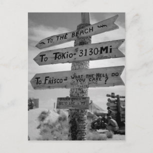 Mondiale Oorlog Mariene Richting van de Humor Briefkaart