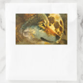 Mondlicht Wolf 4 Rechthoekige Sticker (Tas)