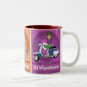 Mondo Lambretta Tweekleurige Koffiemok