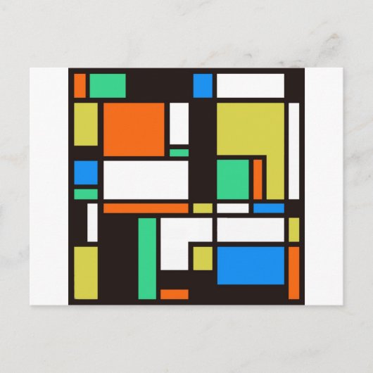 mondriaan3 briefkaart (Voorkant)