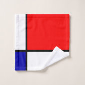 Mondriaan 1 bad handdoek (Wasdoekje)