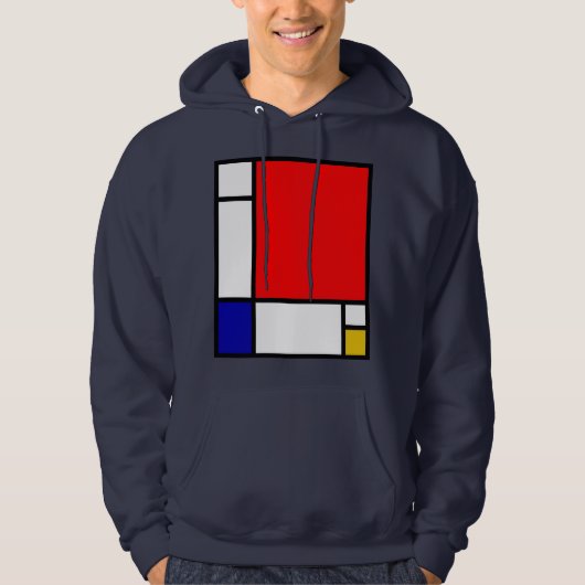 Mondriaan 1 hoodie (Voorkant)