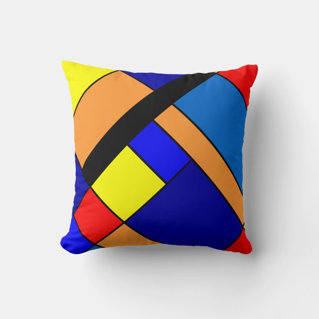 Mondriaan #2 kussen (Voorkant)