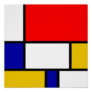 Mondriaan 2 perfect poster