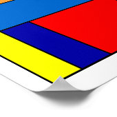Mondriaan #2 poster (Hoek)