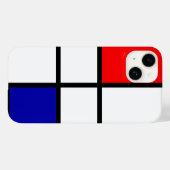 Mondriaan 3 Case-Mate iPhone case (Achterkant (horizontaal))