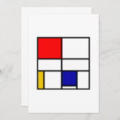 Mondriaan 3 kaart (Voorkant / Achterkant)