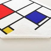 Mondriaan 3 sherpa deken (3/4)