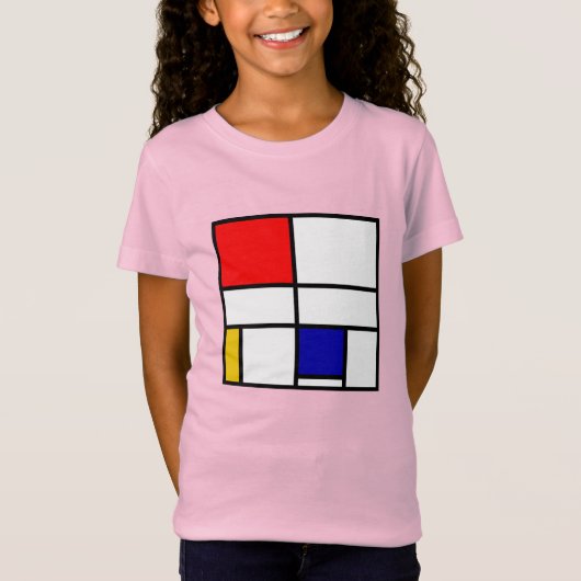 Mondriaan 3 t-shirt (Voorkant)