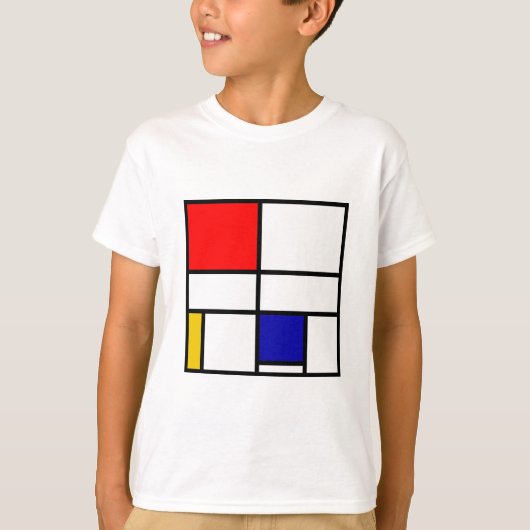 Mondriaan 3 t-shirt (Voorkant)