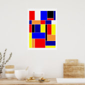 Mondriaan #48 poster (Keuken)