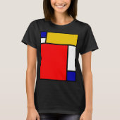 Mondriaan 4 t-shirt (Voorkant)