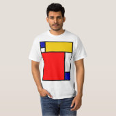 Mondriaan 4 t-shirt (Voorkant volledig)
