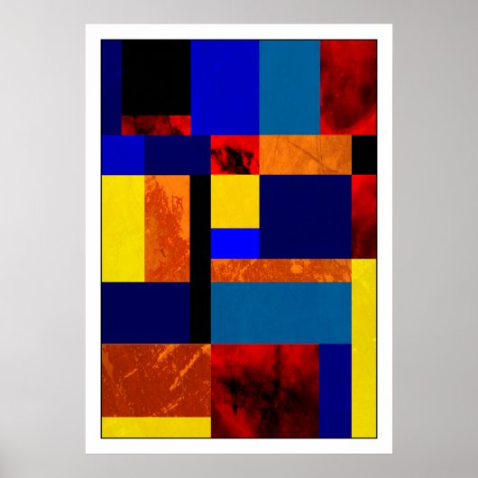 Mondriaan #7-1 poster (Voorkant)