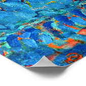 Mondriaan - Avond (Evening) Rode Boom Poster (Hoek)