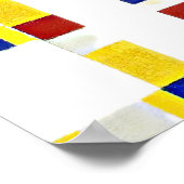 Mondriaan - Broadway Boogie Woogie Poster (Hoek)