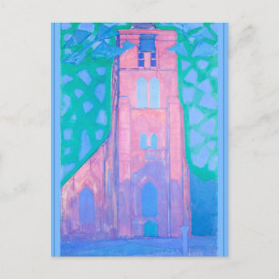 Mondriaan - Church Tower te Domburg, Briefkaart