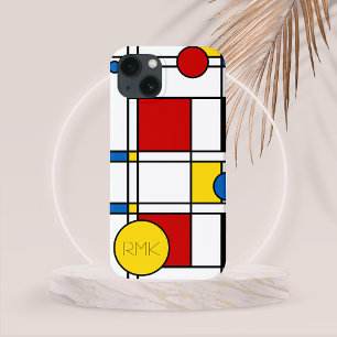Mondriaan geïnspireerd neo-plasticisme Abstract iPhone 13 Hoesje
