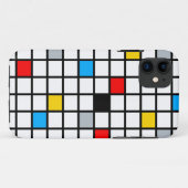 Mondriaan Geometric Minimalist Comopsition Modern Case-Mate iPhone Case (Achterkant (horizontaal))
