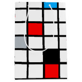 Mondriaan Geometric Minimalist Comopsition Modern Medium Cadeauzakje (Voorkant)
