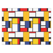 Mondriaan Geometric Minimalist Comopsition Modern Tafelkleed (Voorkant (Horizontaal))