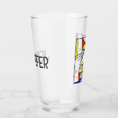 Mondriaan kat glas (Rechts)