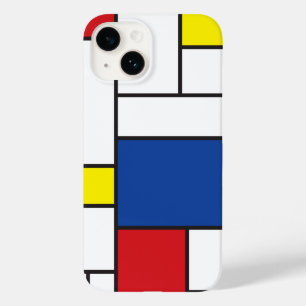 Mondriaan minimalist Geometric de Stijl Modern Art Case-Mate iPhone 14 Hoesje