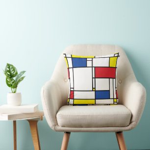 Mondriaan minimalist Geometric de Stijl Modern Art Kussen