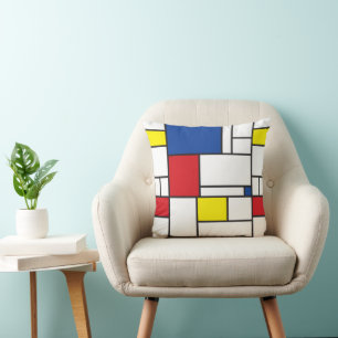 Mondriaan minimalist Geometric de Stijl Modern Art Kussen