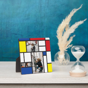 Mondriaan Minimalistisch De Stijl Geo Moderne Kuns Fotoplaat