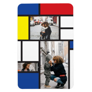 Mondriaan Minimalistisch De Stijl Geo Moderne Kuns Magneet
