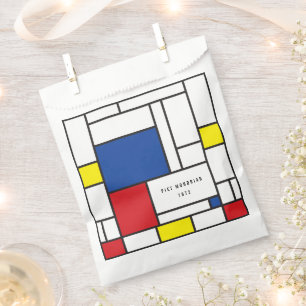 Mondriaan Minimalistische Geometrische De Stijl Mo Bedankzakje
